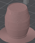 Wooden Barrel Unpainted
