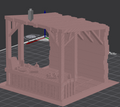 Medium Market Stand Unpainted