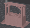 Small Market Stand Unpainted